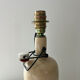 Bottle lamp base in stoneware