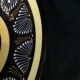 Henriot quimper fruit cup yellow black and white