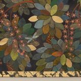 Painted canvas, contemporary decorative panel, "The Lost Paradise"