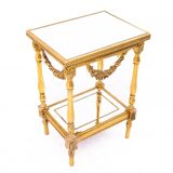 Antique table from around 1900, France.