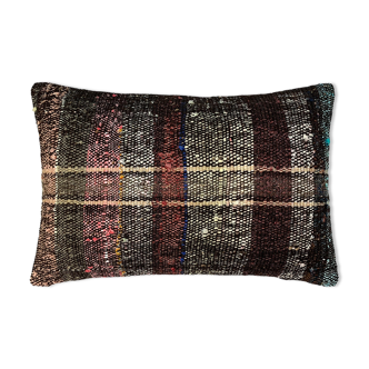 Vintage turkish handmade kilim cushion cover 40x60 cm