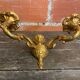 Pair of Double Wall Lights in Antique Louis XV Style, Gilded Bronze Vintage #D67
