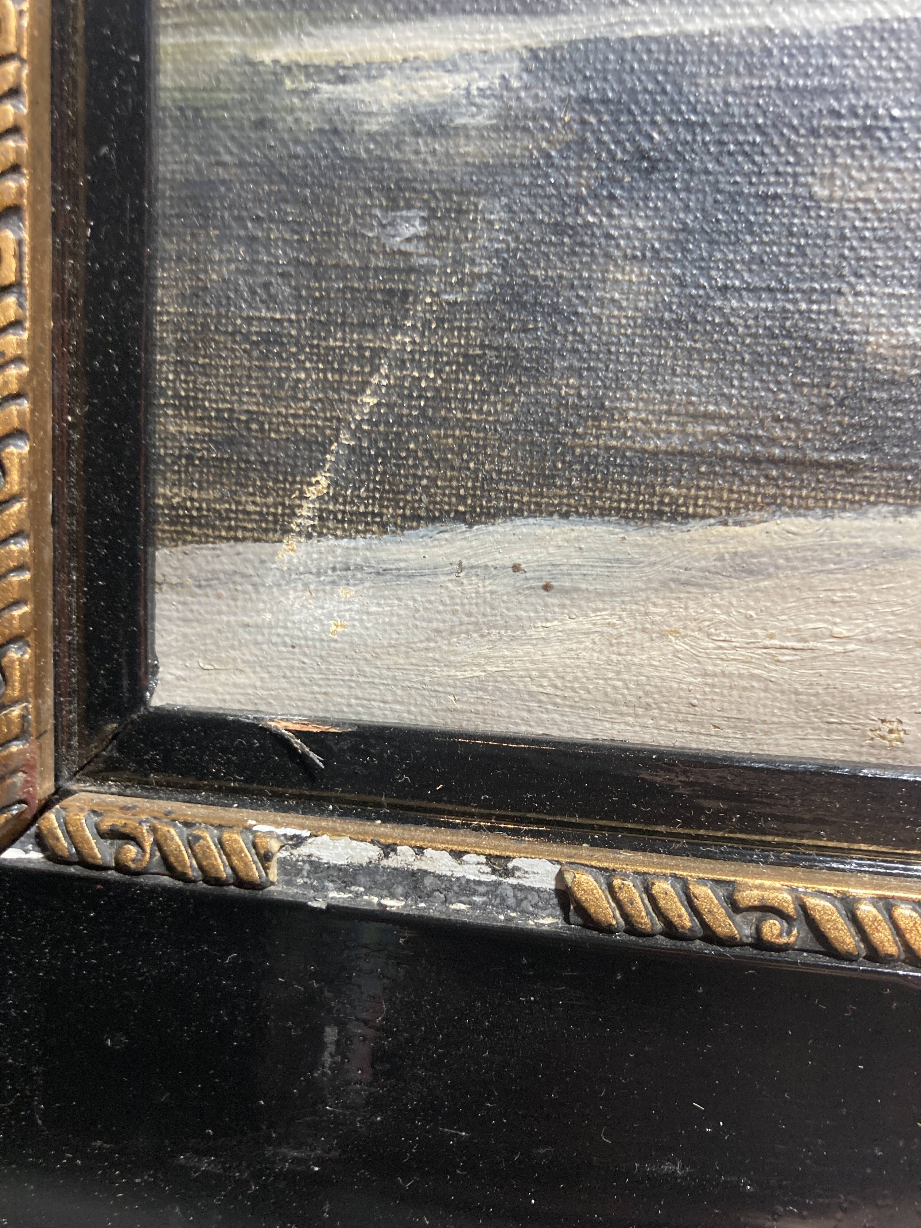 Oil on canvas signed L. Schmitt 1993