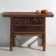Antique Chinese console with three drawers and dark patina – China, circa 1900