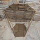 Harness octagonal brass rods and smoked glass circa 1960/1970