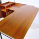 Commode-bureau mi-siècle en teck, années 1960