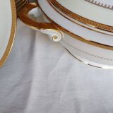 Chastagner Limoges porcelain dinner service, 1930s