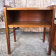 Pair of bedside table scandinavian vintage wood