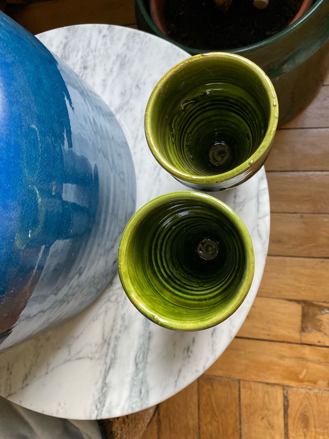 2 Tamegroute light green cups