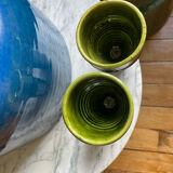 2 gobelet vert claire Tamegroute