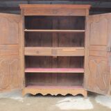 Armoire basse en chêne