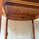 Extendable teak round table