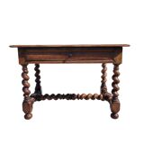 Louis XIII desk in walnut