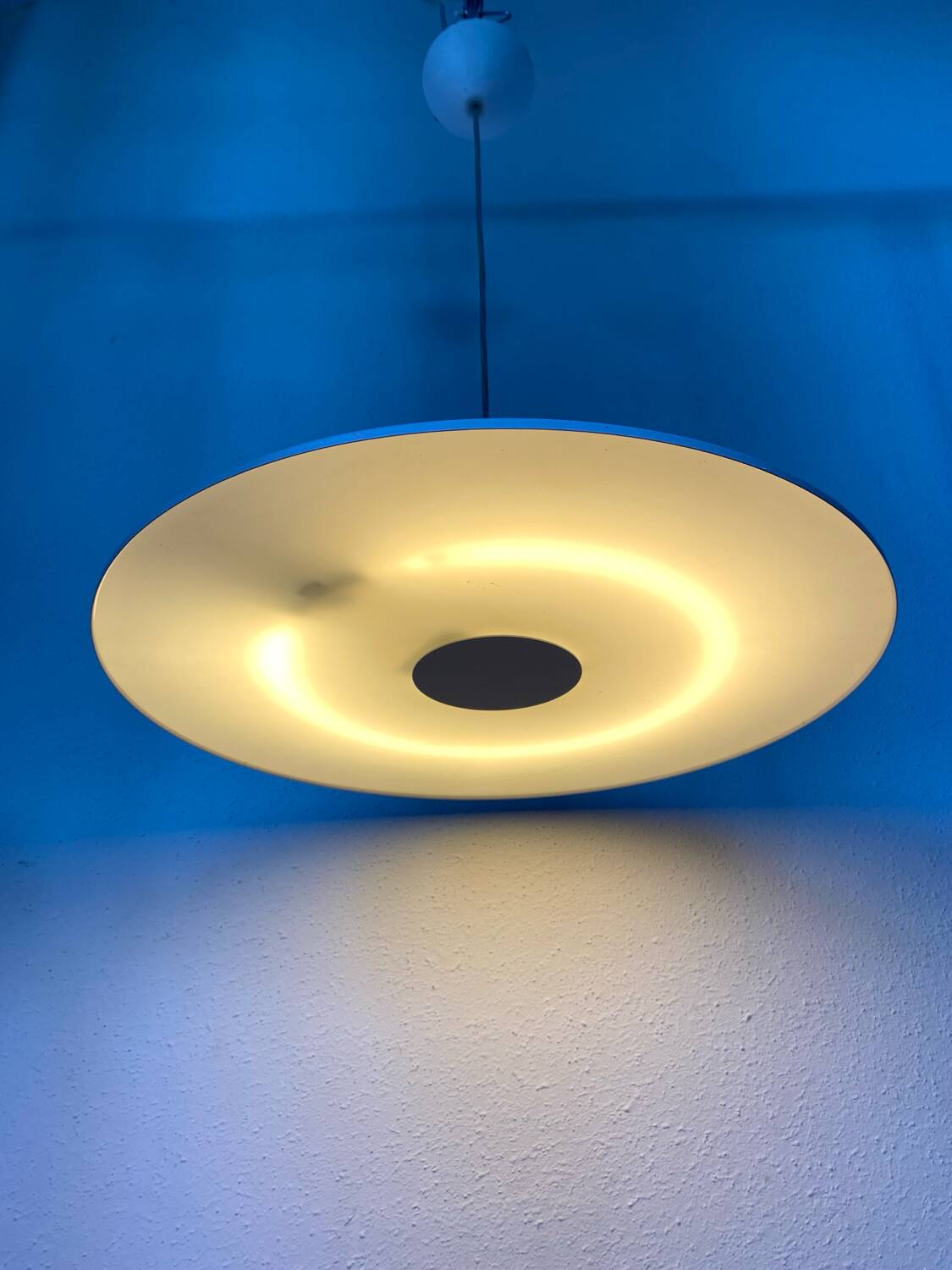Vintage space age ufo pendant lamp by massive