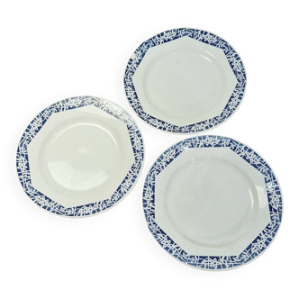 Lot d'assiettes en faïence de Moselle