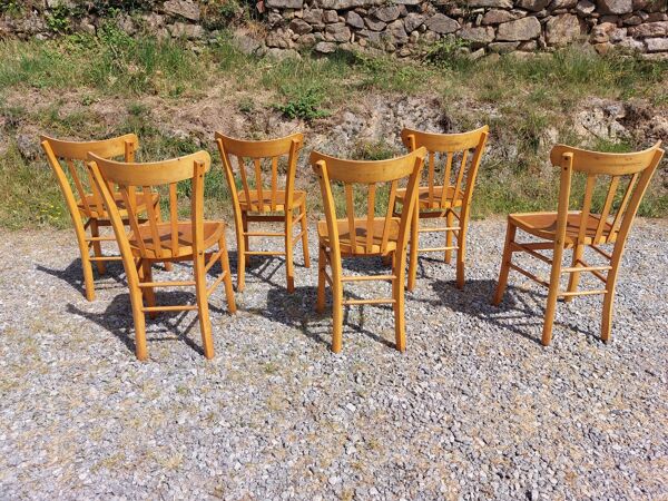 6 chaises bistrot Luterma