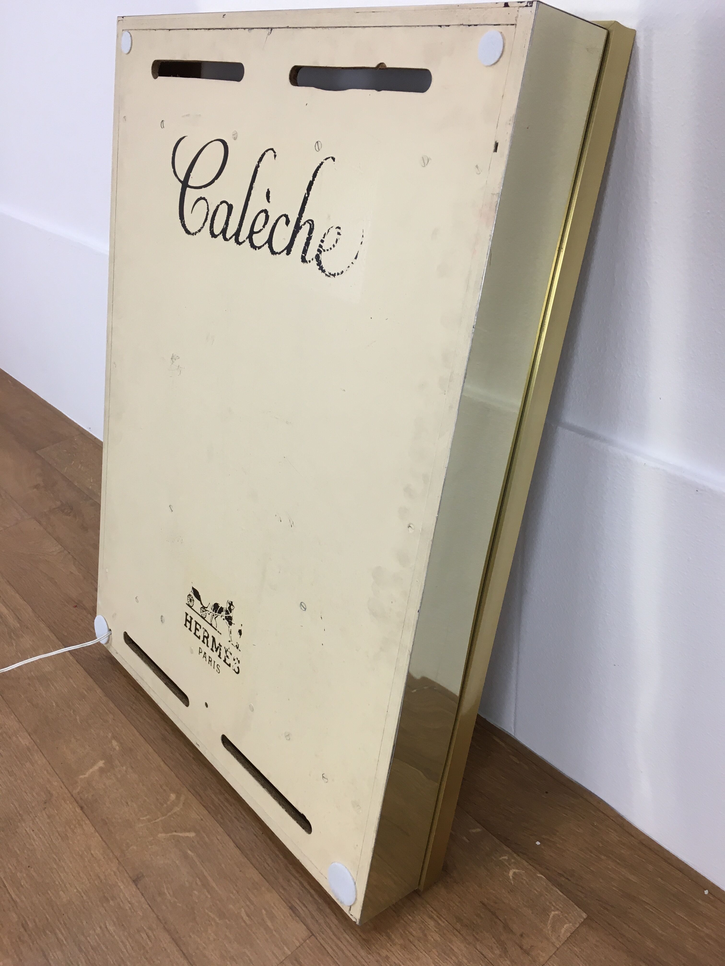 Hermes light panel, for advertising perfume Calèche