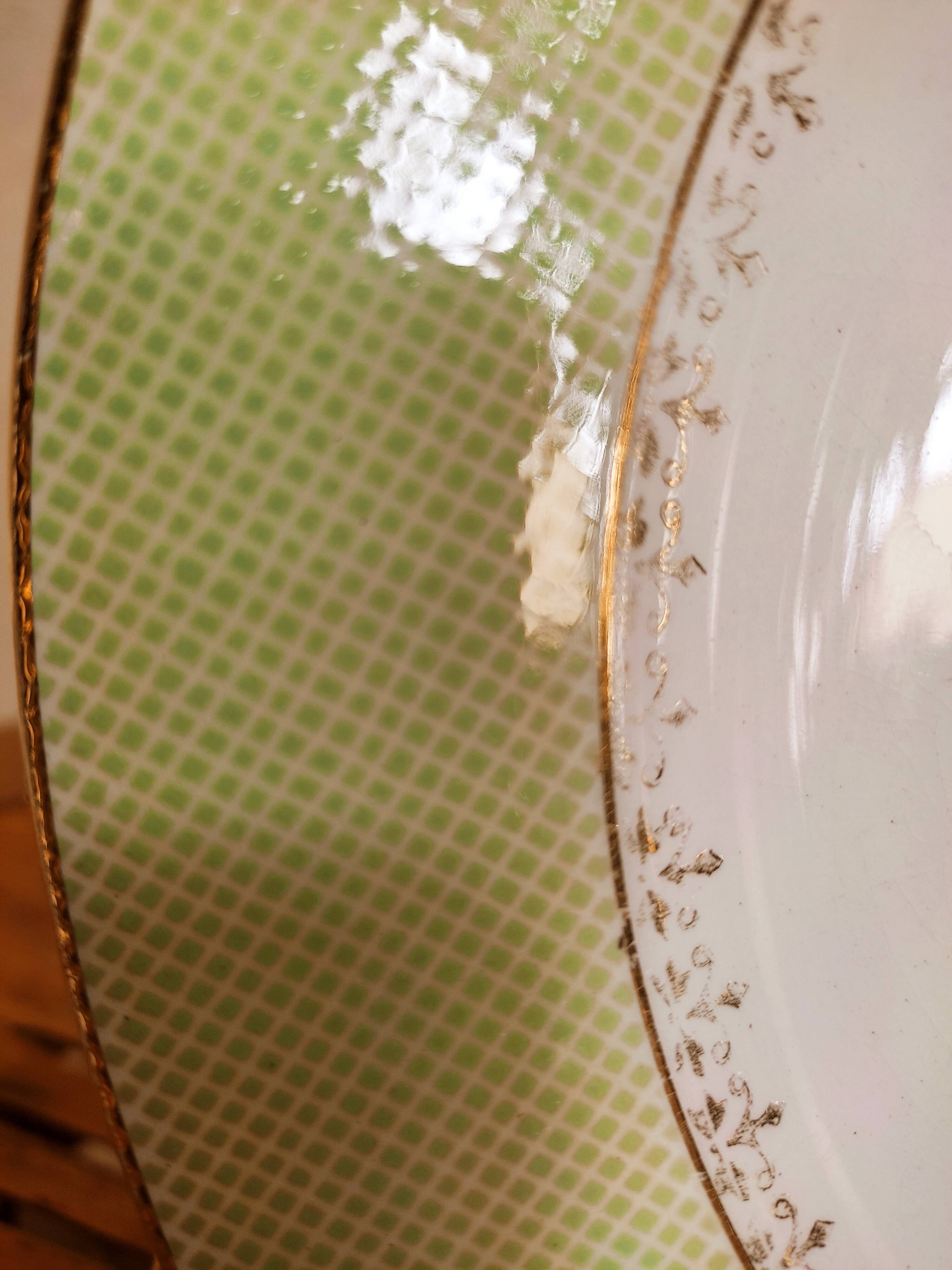 Set of 7 plates in earthenware L'Amandinoise