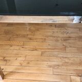 Italian Design Extendable Table in Black Glass and Chrome Legs 1980