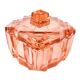 Art Deco bonbonniere, crystal, Moser, Czechoslovakia, 1930s