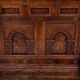 Baroque wooden chest from 1781.