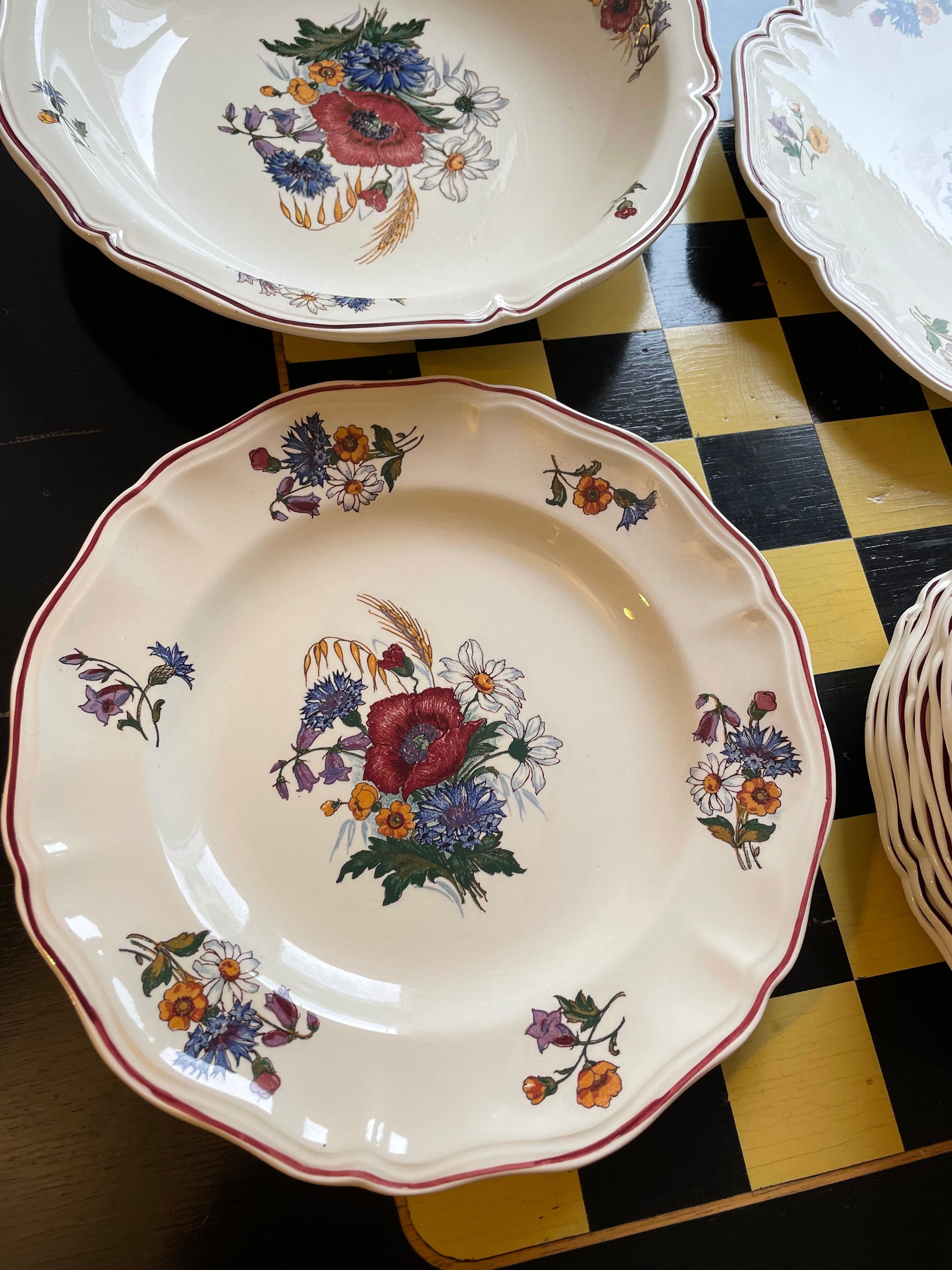 Dessert service agreste sarreguemines