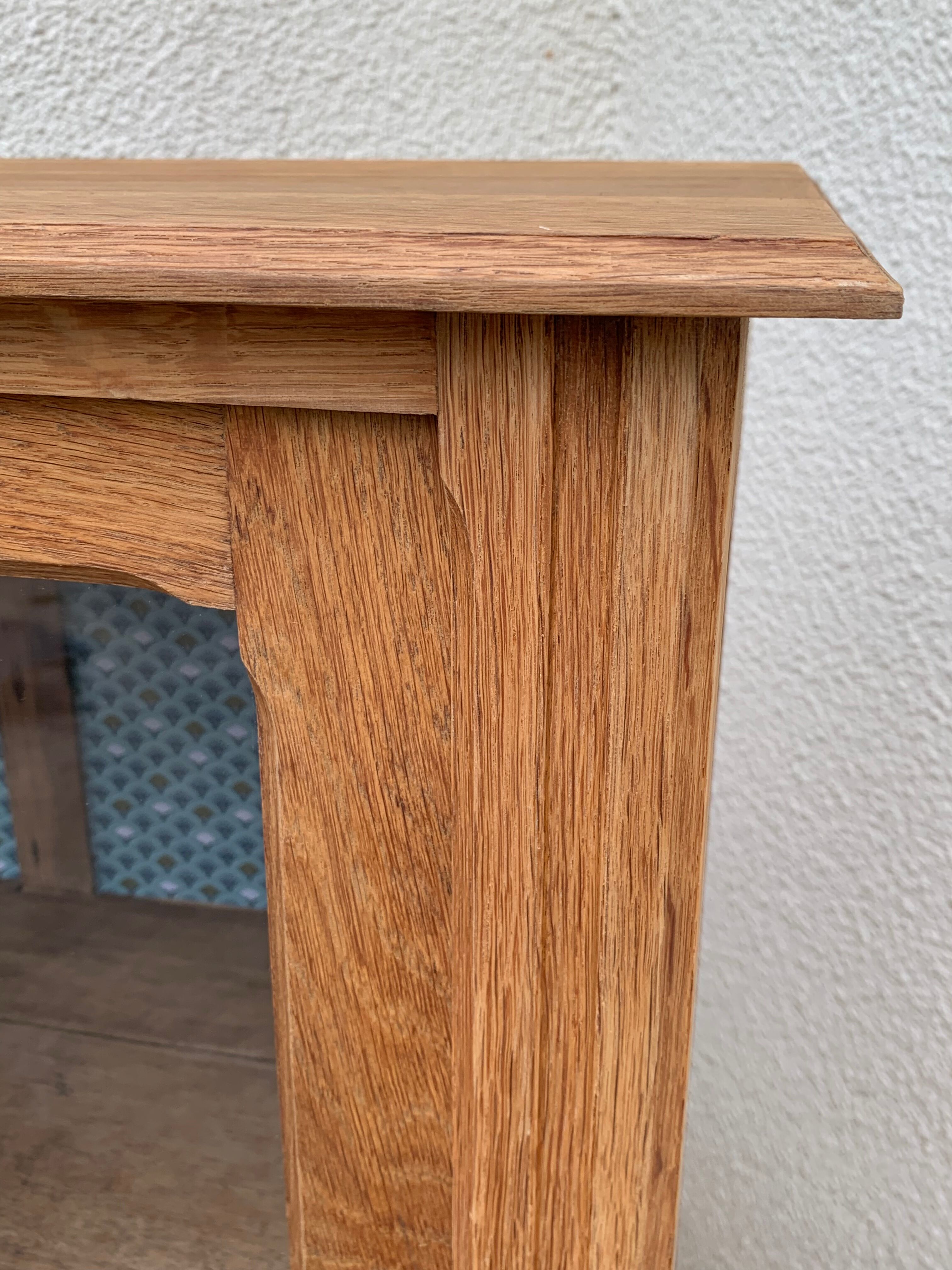 Buffet parisien vitré 1920 bois brut massif