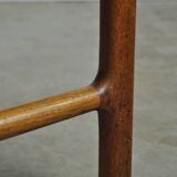 A/S MIKAEL LAURSEN / vintage leather easychair / Illum Wikkelsø / Denmark 1960s