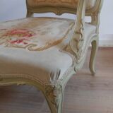 Armchair Louis XV period stamped old 18th century