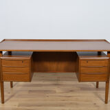 Teak desk by Peter Løvig Nielsen 1960s