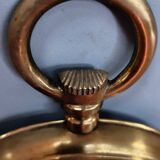 Vintage 1970 brass pocket mirror