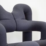 Varier Ekstrem Lounge Chair by Terje Ekstrøm (Dark Blue Grey)