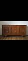 Solid oak sideboard, brutalist and Art Deco work, mid-century.