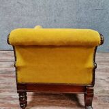Meridian bench or recamier Napoleon III era mahogany