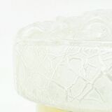 Large Mid-Century Modern Murano Ice Glass Flush Mount from Doria, 1960s