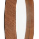 Round mirror with teak frame, 1960s