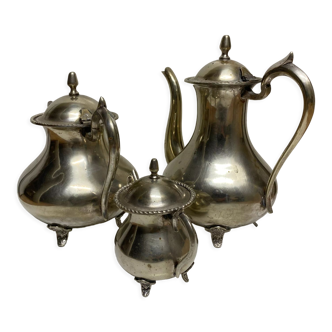 Silver teapot set "German Silver"