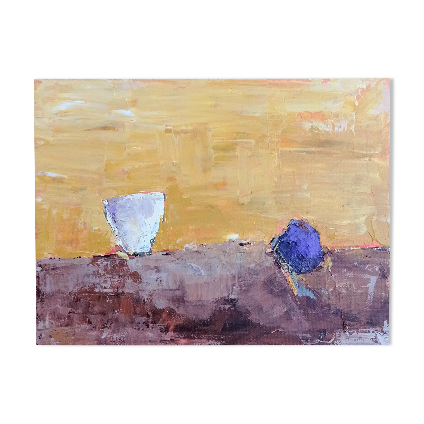 Modern painting - abstract still life