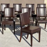 Ensemble de 8 chaises Antonio Citterio pour Maxalto modèle Calipso design 2000