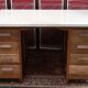 Box desk, 8 drawers, vintage