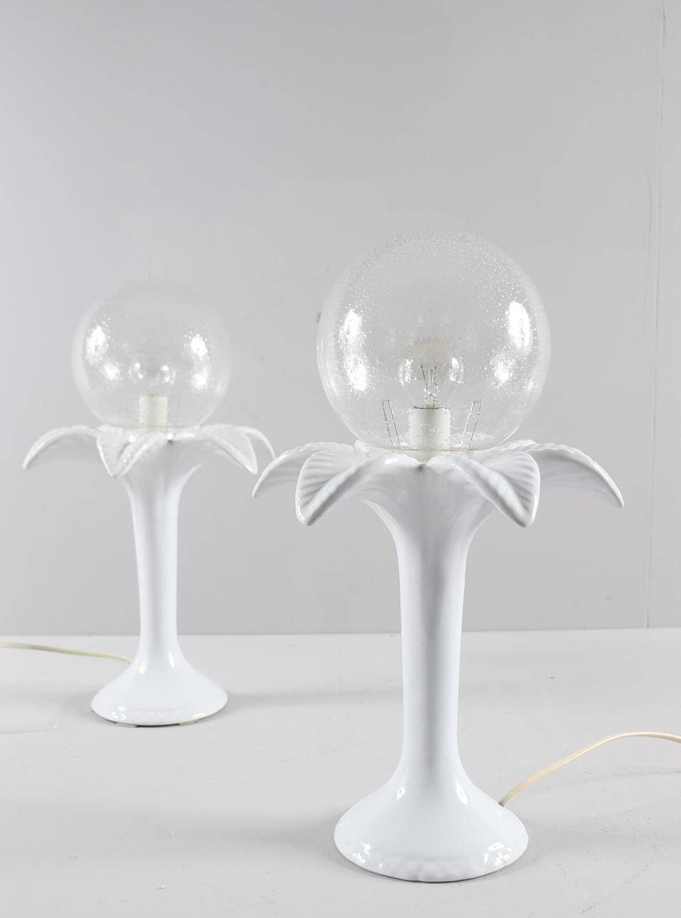 Michael Anderson. In the style of. Pair of table lamps, Hollywood Regency, 1970s.