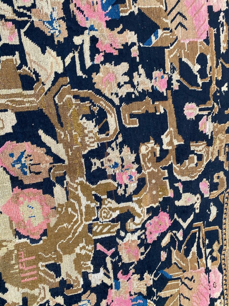 Ancient Caucasian carpet Karabagh 123x190 cm