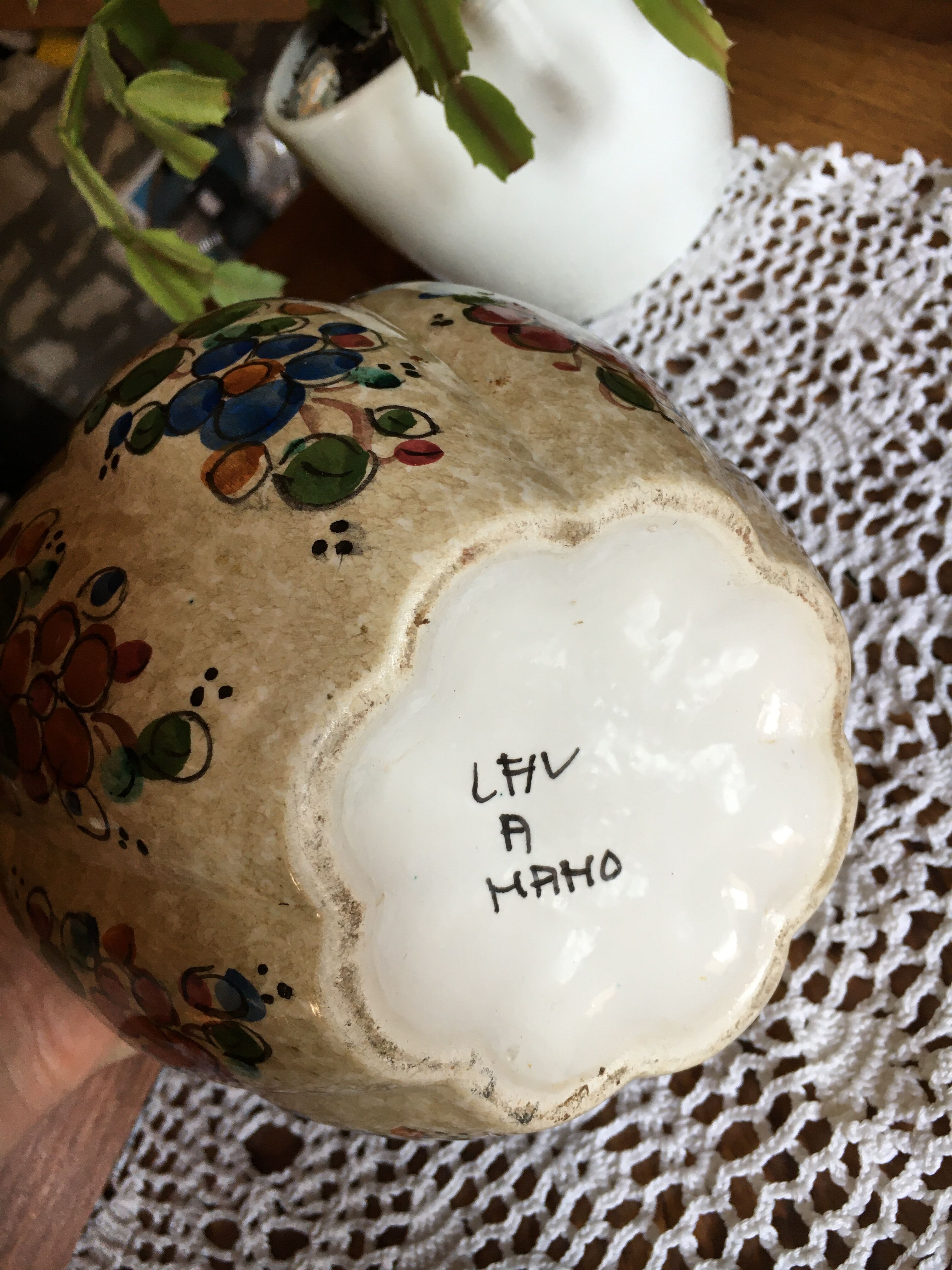 Vase vintage fleuri