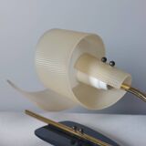 Pair of vintage wall lamps from the 1950s in brass.