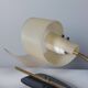 Pair of vintage wall lamps from the 1950s in brass.
