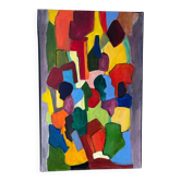 Tableau  moderne signé