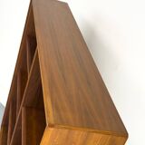 Large Walnut Bookcase by Bertil Fridhagen for Bodafors, 1969