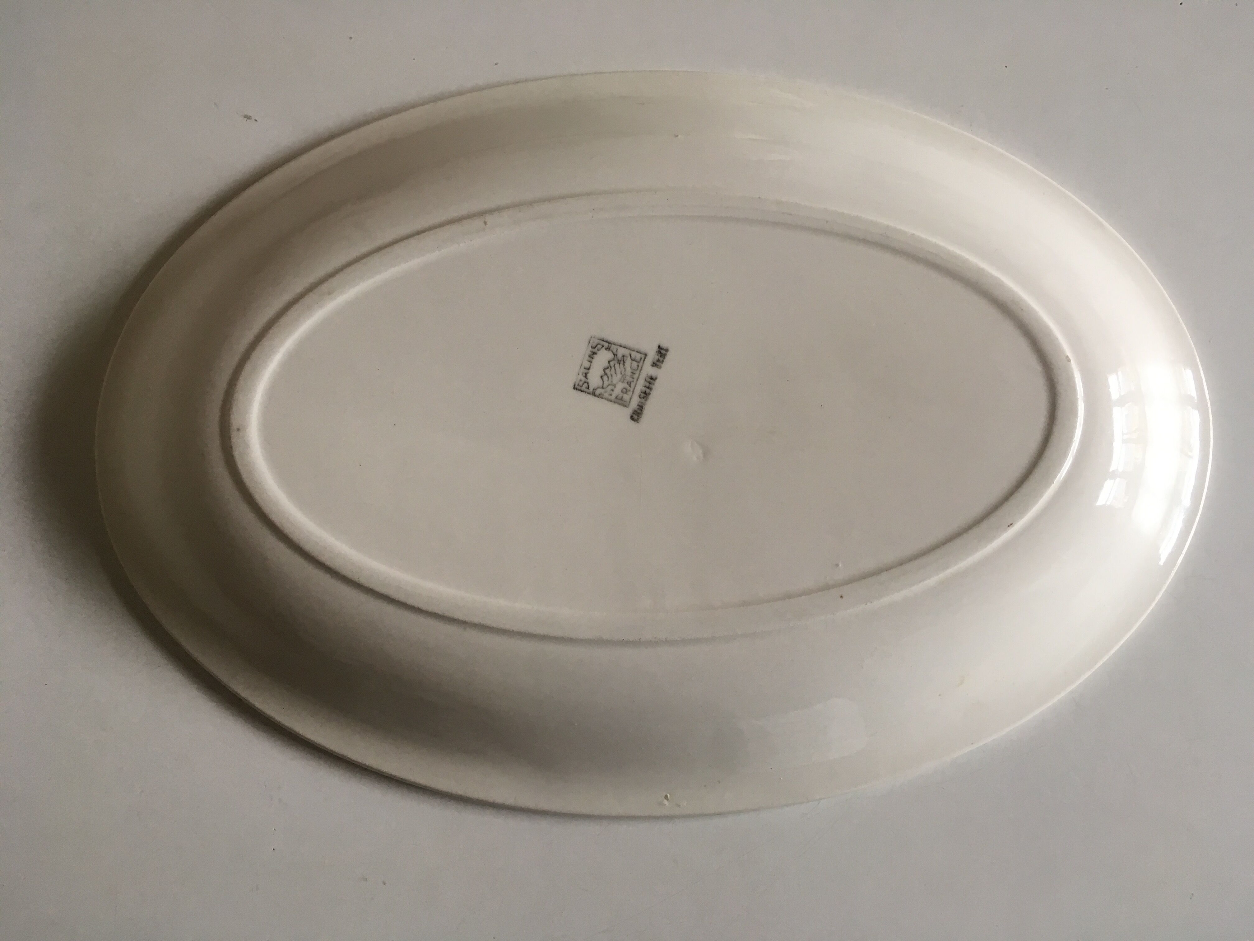 Oval dish Croisette de Salins 60