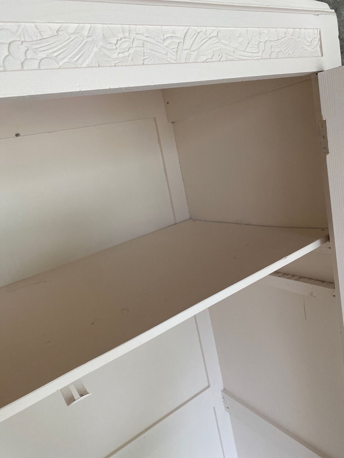 Parisian wardrobe repainted