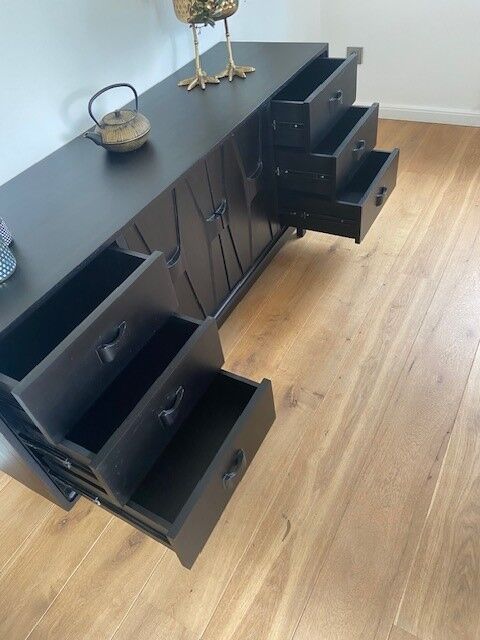 Retro brutalist sideboard